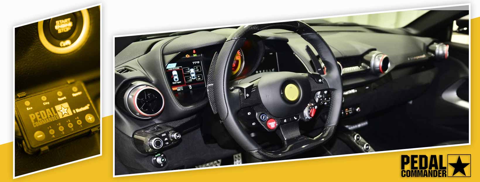 Pedal Commander for Ferrari 812 - interior