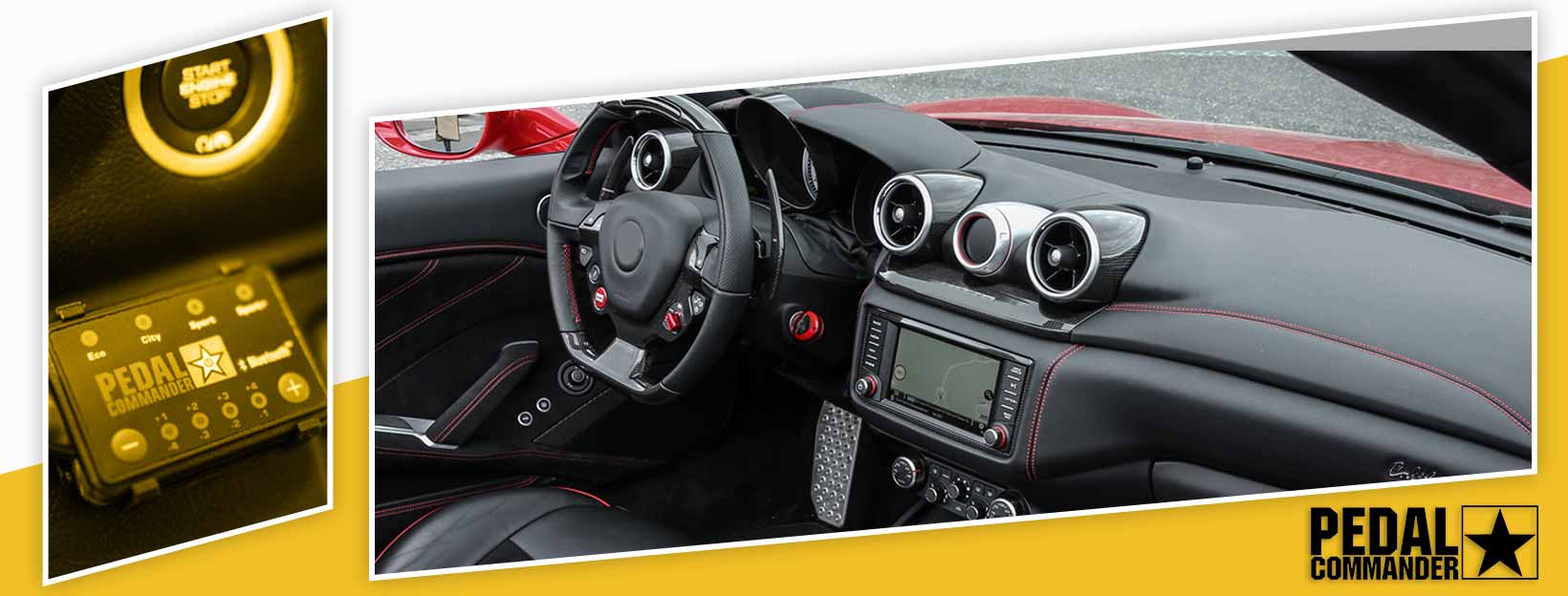 Pedal Commander for Ferrari California - interior
