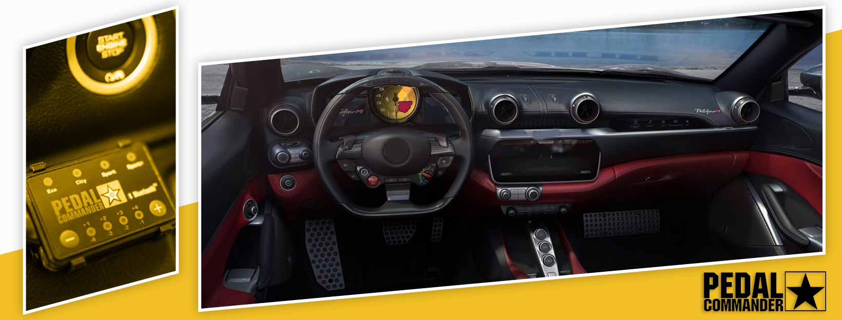 Pedal Commander for Ferrari Portofino - interior