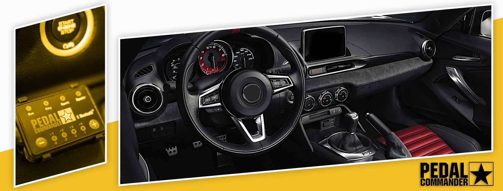 Pedal Commander for Fiat 124 Spider - interior