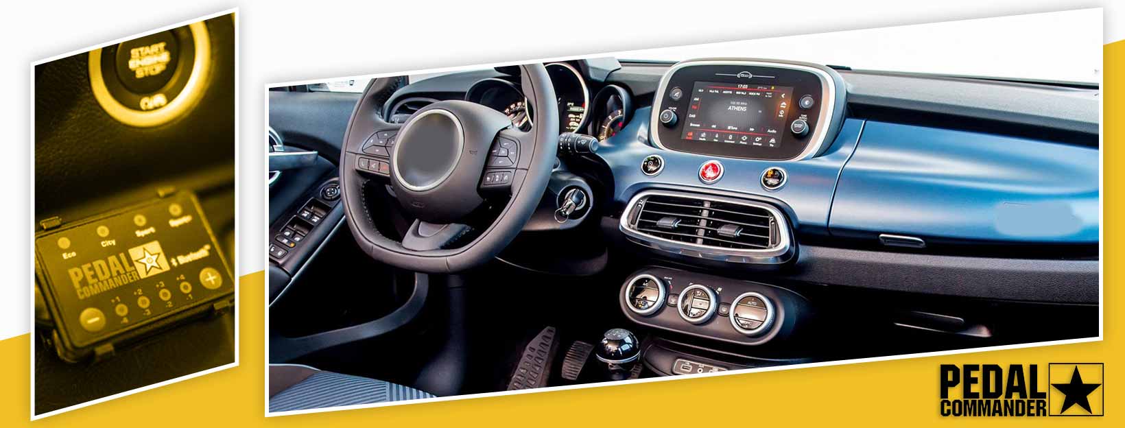 Pedal Commander for Fiat 500 - interior