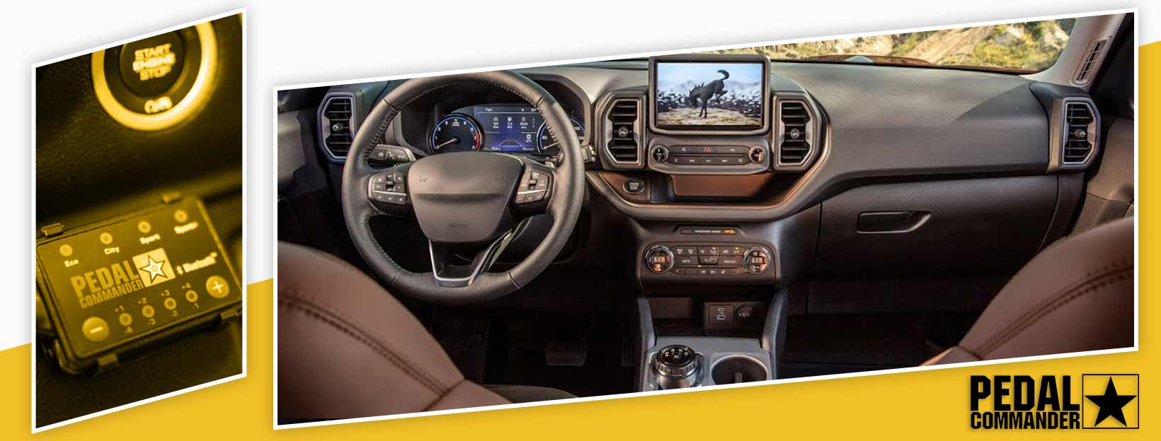 Pedal Commander for Ford Bronco Sport - interior