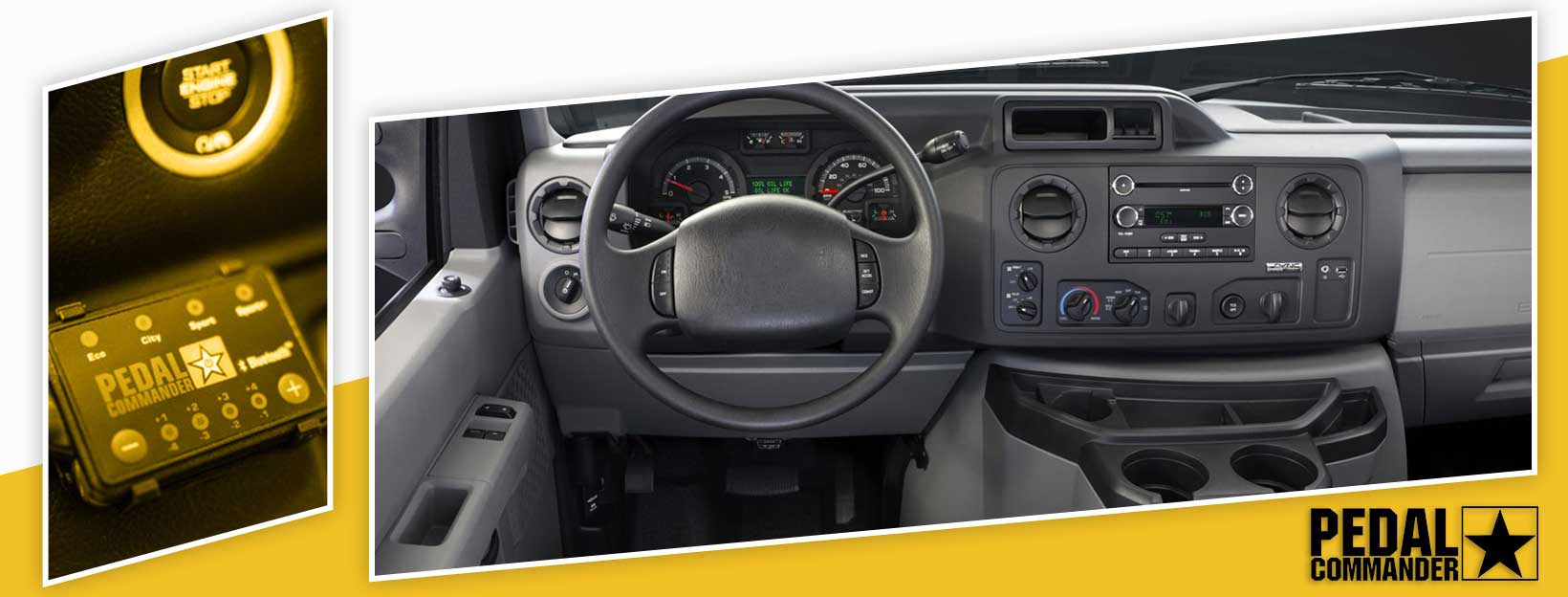 Pedal Commander for Ford E250 - interior