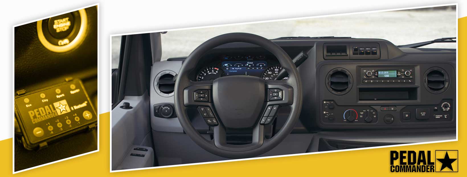 Pedal Commander for Ford E450 - interior
