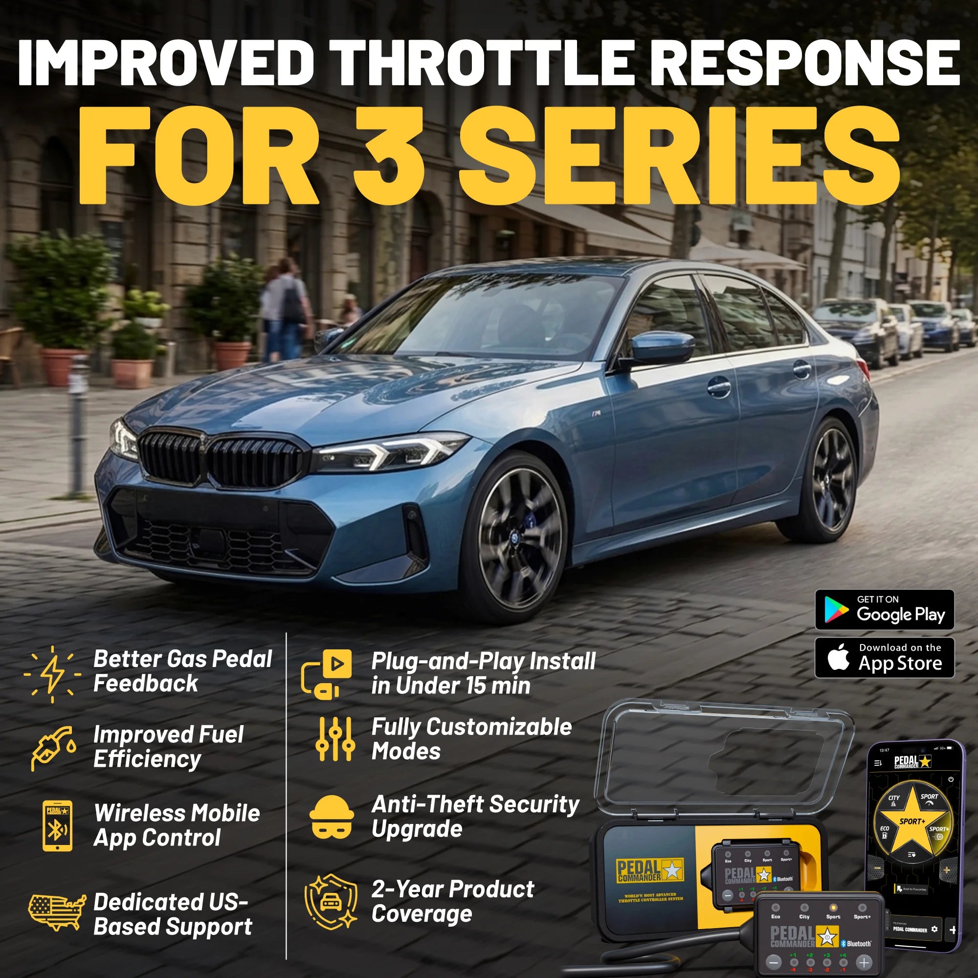 bmw gas pedal not responding Pedal Commander® Throttle Response Controller for BMW 3 Series