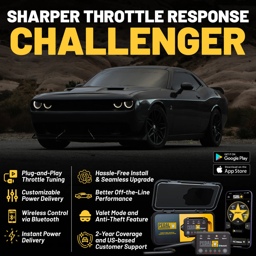 Dodge Challenger 3rd Gen (2008-2023) (3.5L V6 - 3.6L Pentastar V6 - 5.7L HEMI V8 - 6.1L HEMI V8 - 6.2L Hellcat Supercharged V8 - 6.4L HEMI V8)