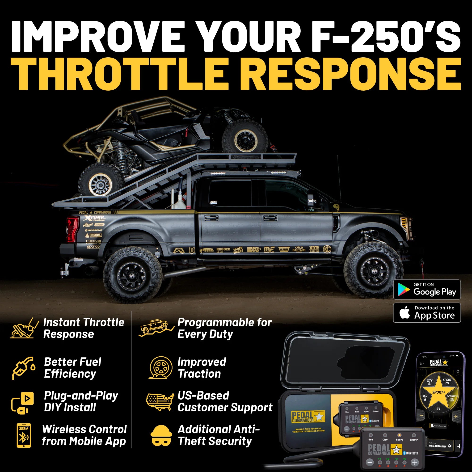 Pedal Commander for ford f250 throttle response