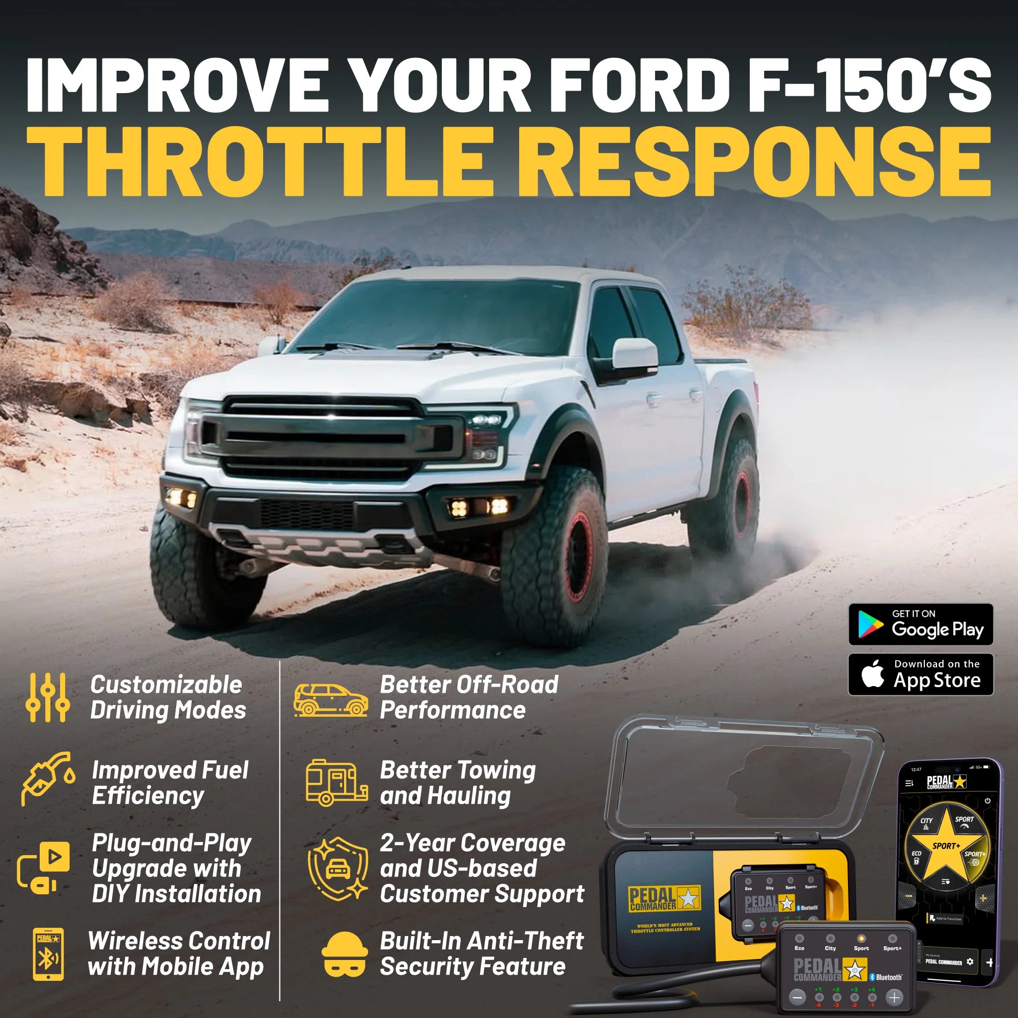 Pedal Commander for ford f150 throttle response