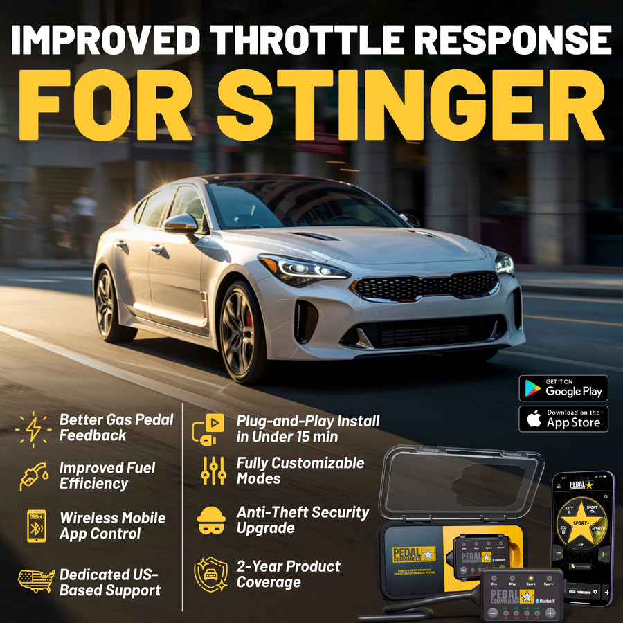 Kia Stinger CK (2018-2023) (2.0L T-GDi - 2.5L - 2.5 T-GDi - 3.3L T-GDi V6 - 2.2L CRDi)