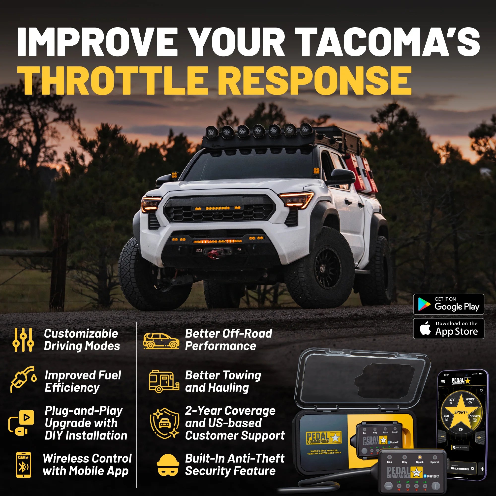 Pedal Commander for Tacoma improve your throttle response