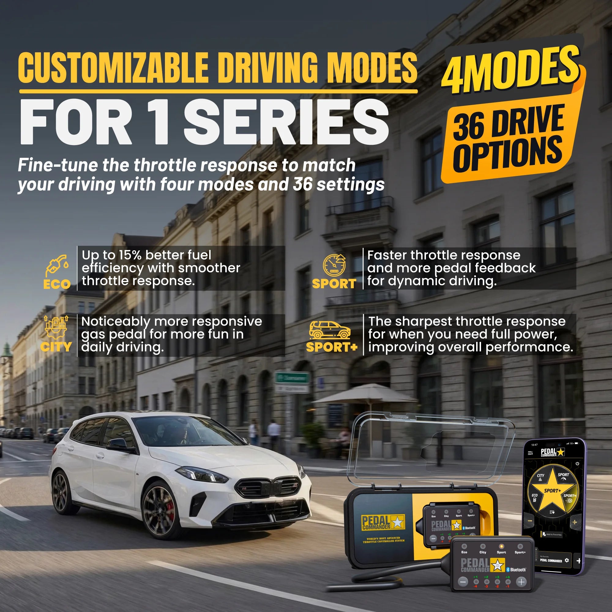 bmw one pedal driving Pedal Commander® Throttle Response Controller for BMW 1 Series