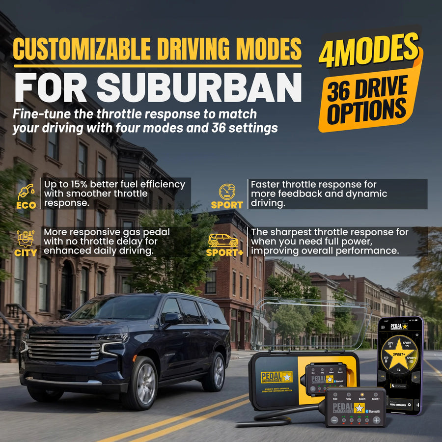 Pedal Commander para Chevrolet Suburban