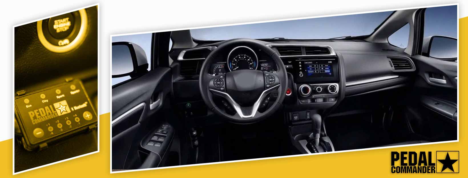 Pedal Commander for Honda Fit - interior
