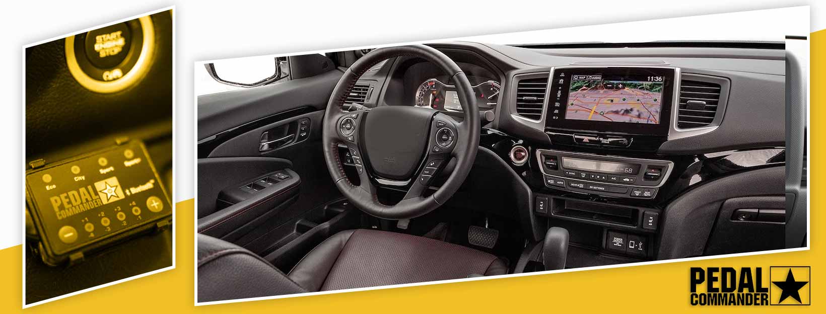 Pedal Commander for Honda Ridgeline - interior