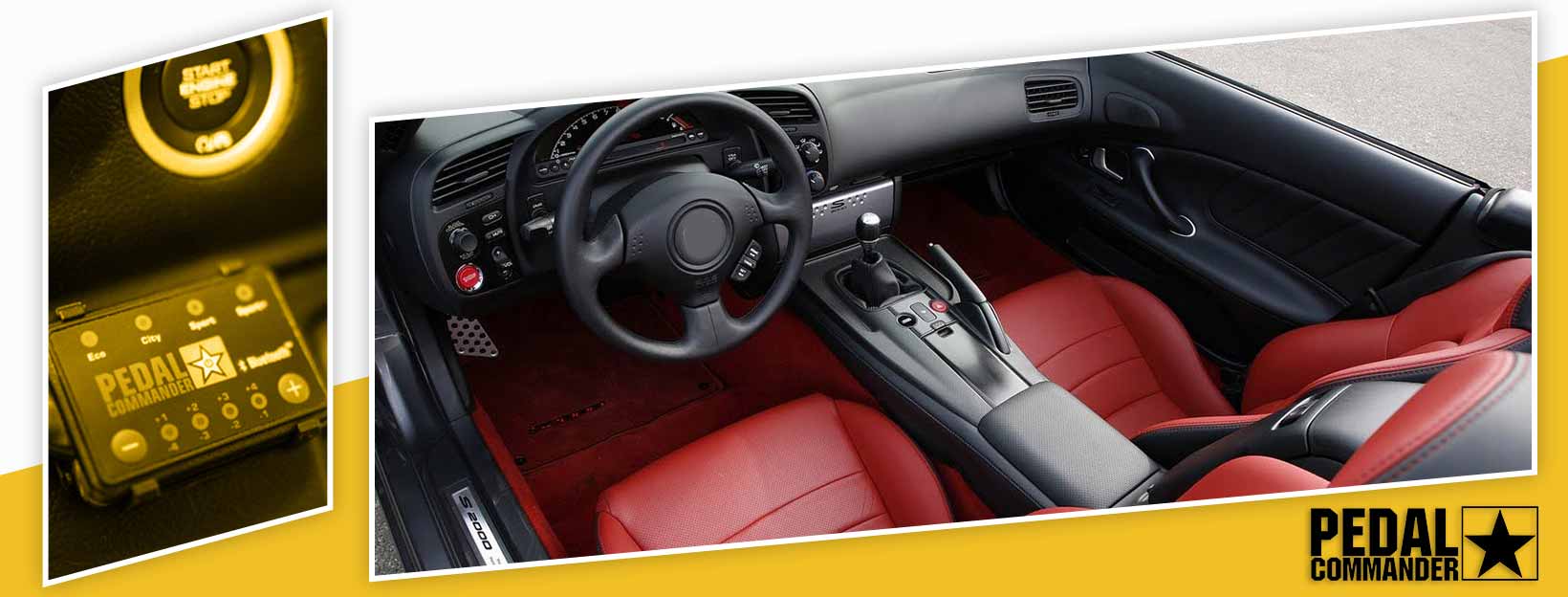 Pedal Commander for Honda S2000 - interior