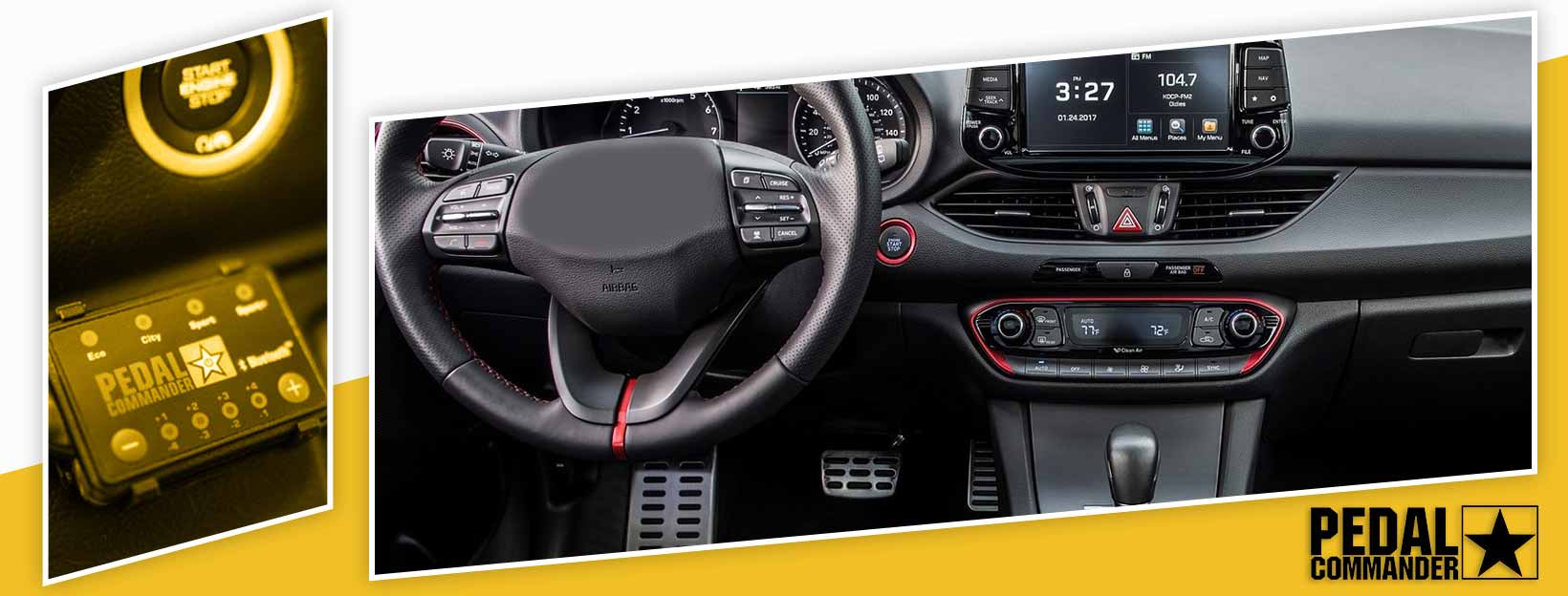 Pedal Commander for Hyundai Elantra GT - interior