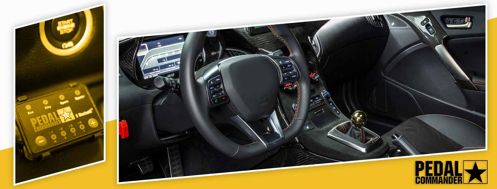 Pedal Commander for Hyundai Genesis Coupe - interior
