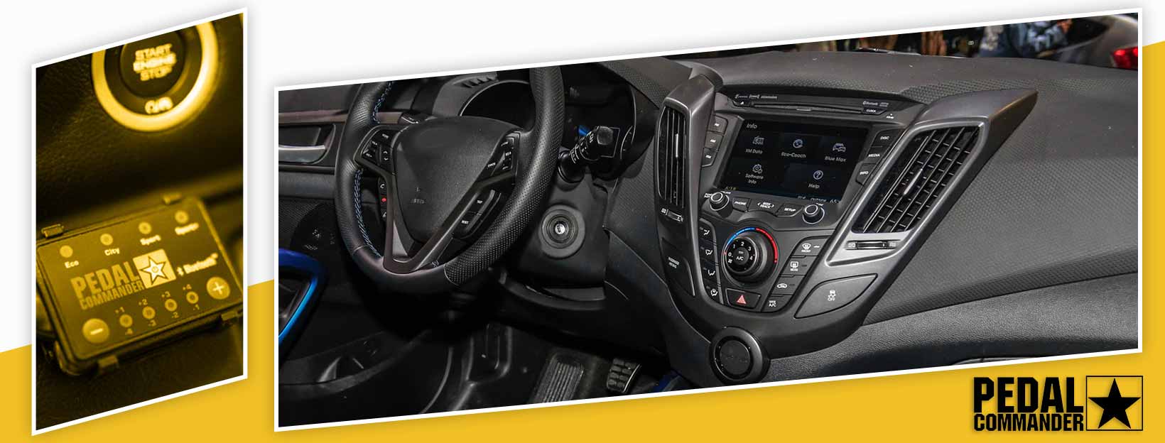 Pedal Commander for Hyundai Veloster N - interior