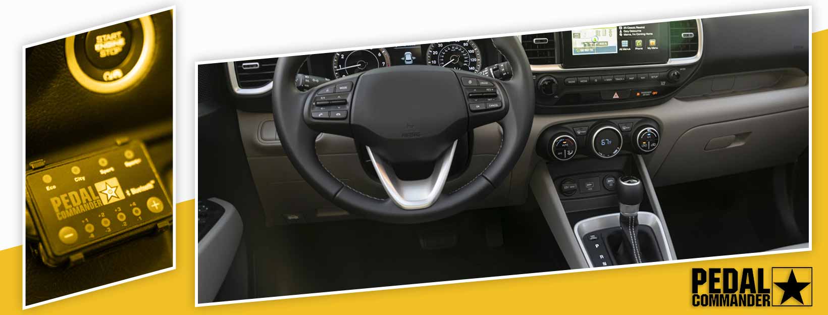 Pedal Commander for Hyundai Venue - interior