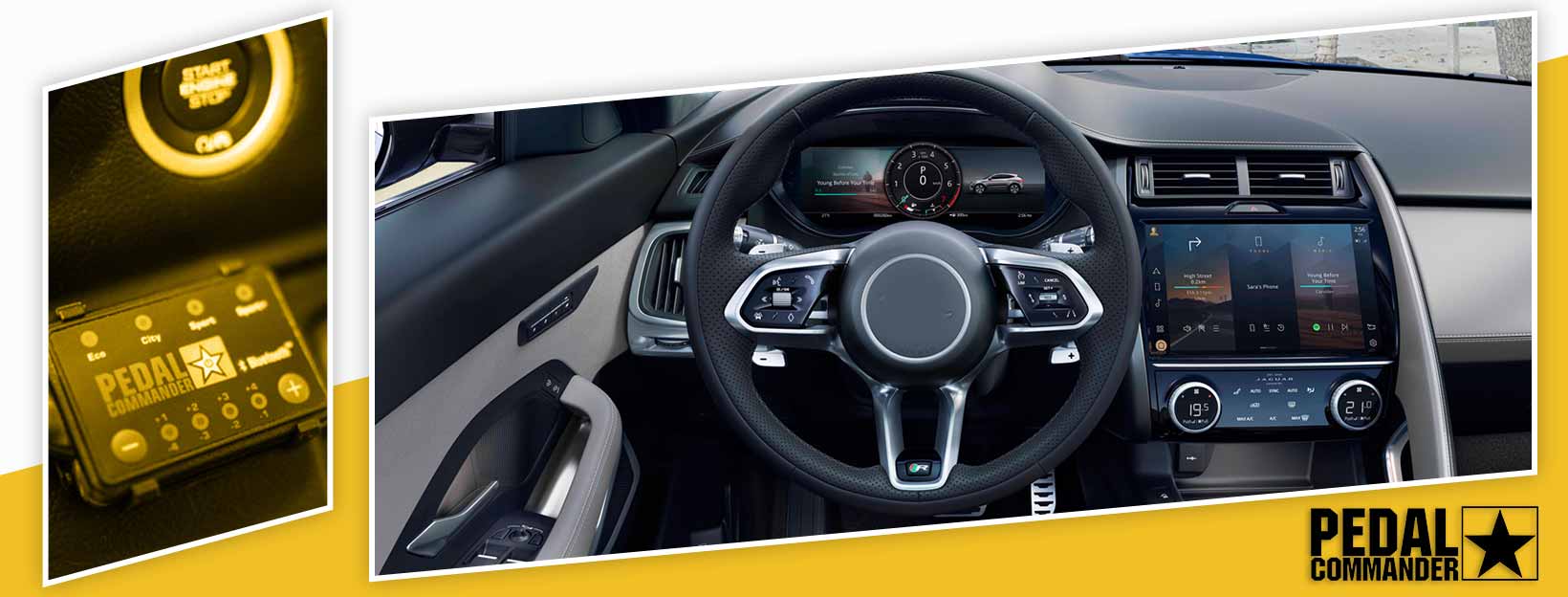 Pedal Commander for Jaguar E-Pace - interior