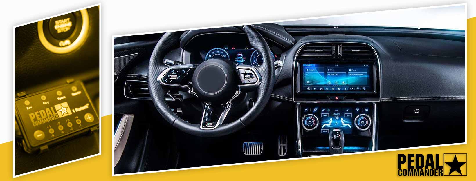 Pedal Commander for Jaguar XE - interior