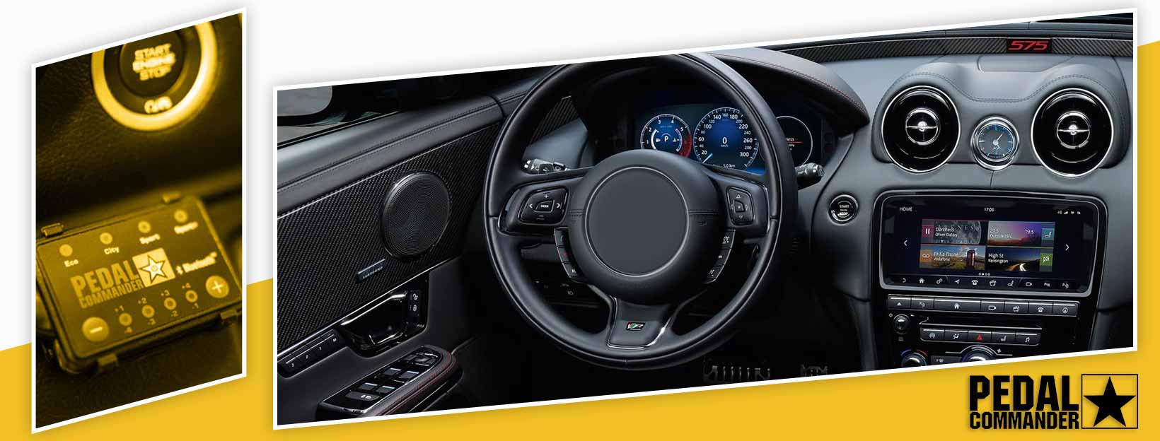 Pedal Commander for Jaguar XJR - interior