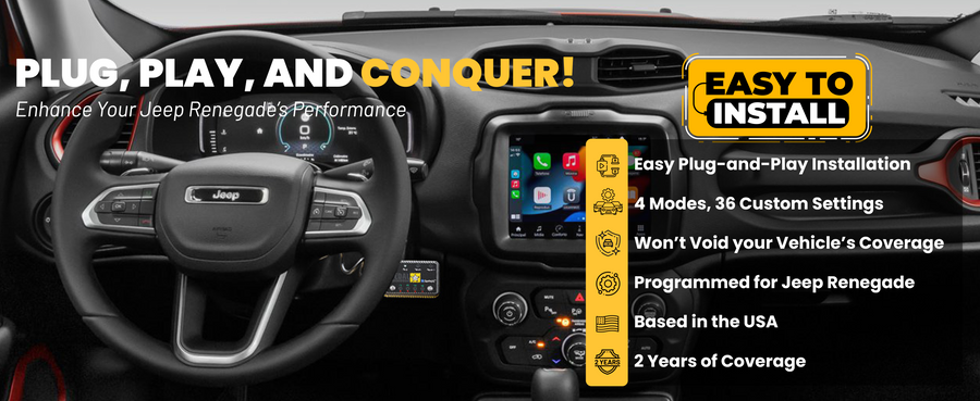 Jeep Renegade BU (2015+) (1.0L turbo - 1.3L turbo - 1.4L turbo - 1.6L - 1.8L - 2.4L - 1.3L turbo hybrid - 1.6L diesel - 2.0L diesel)