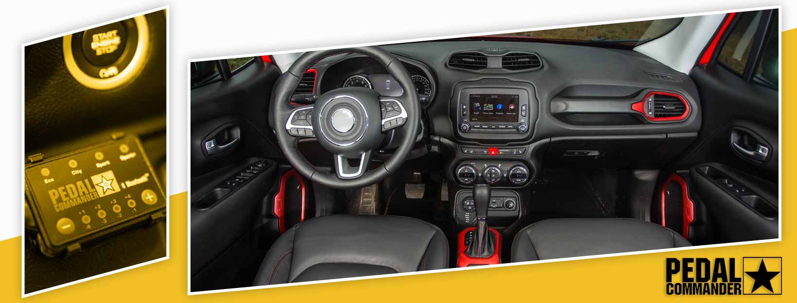 Pedal Commander for Jeep Renegade - interior