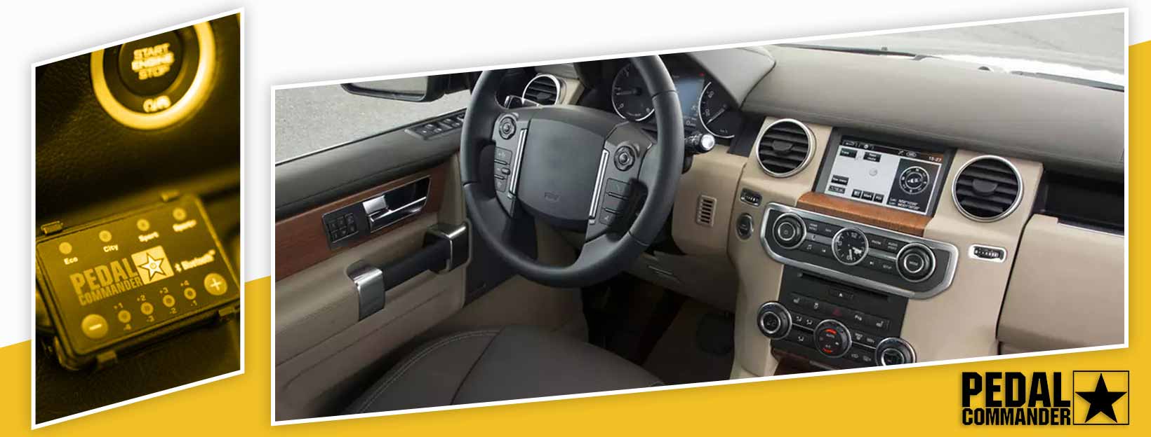 Pedal Commander for Land Rover LR3 - interior