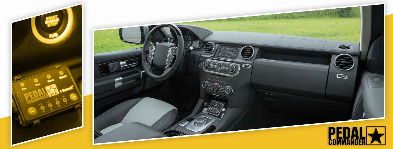Pedal Commander for Land Rover LR4 - interior