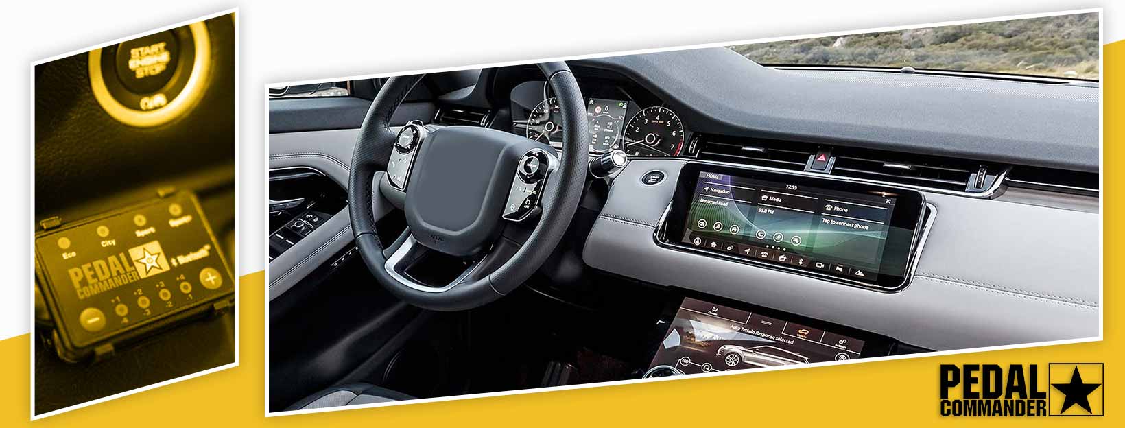Pedal Commander for Land Rover Range Rover - interior