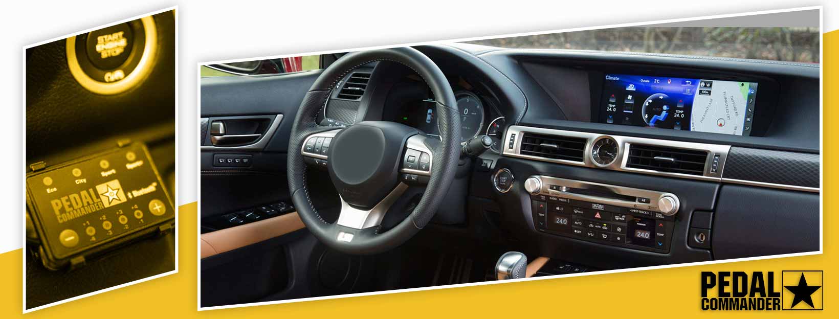 Pedal Commander for Lexus GS - interior