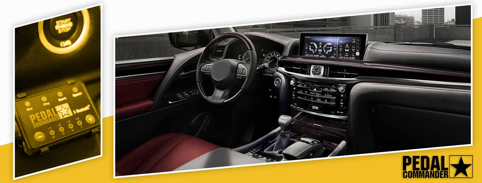 Pedal Commander for Lexus LX - interior