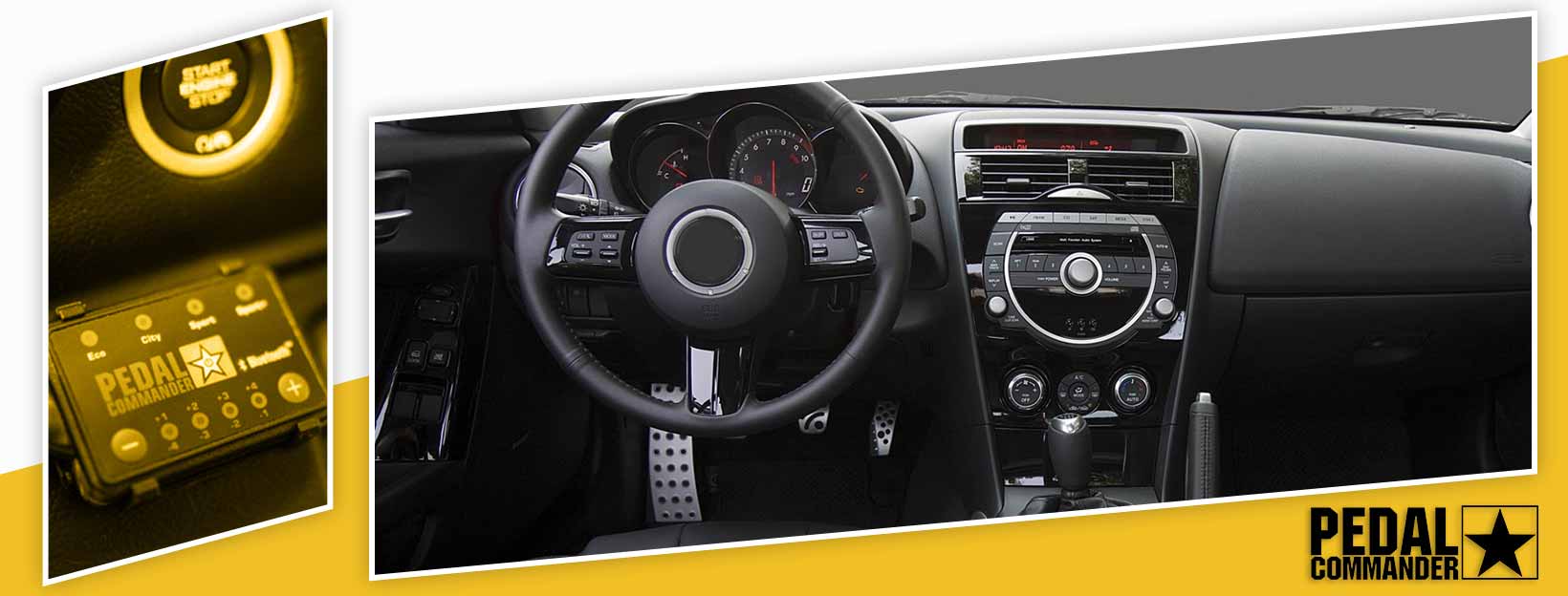 Pedal Commander for Mazda RX8 - interior