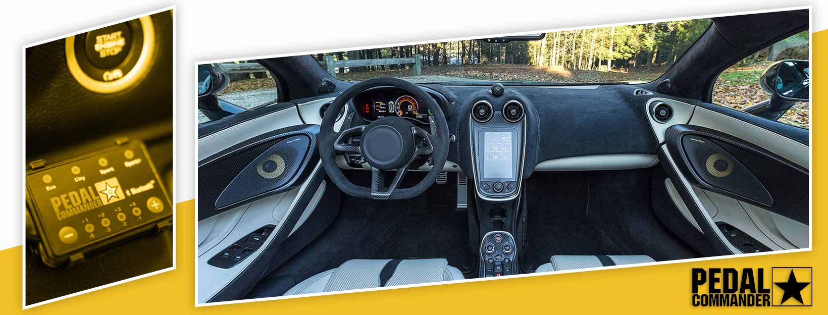 Pedal Commander for McLaren 570s - interior