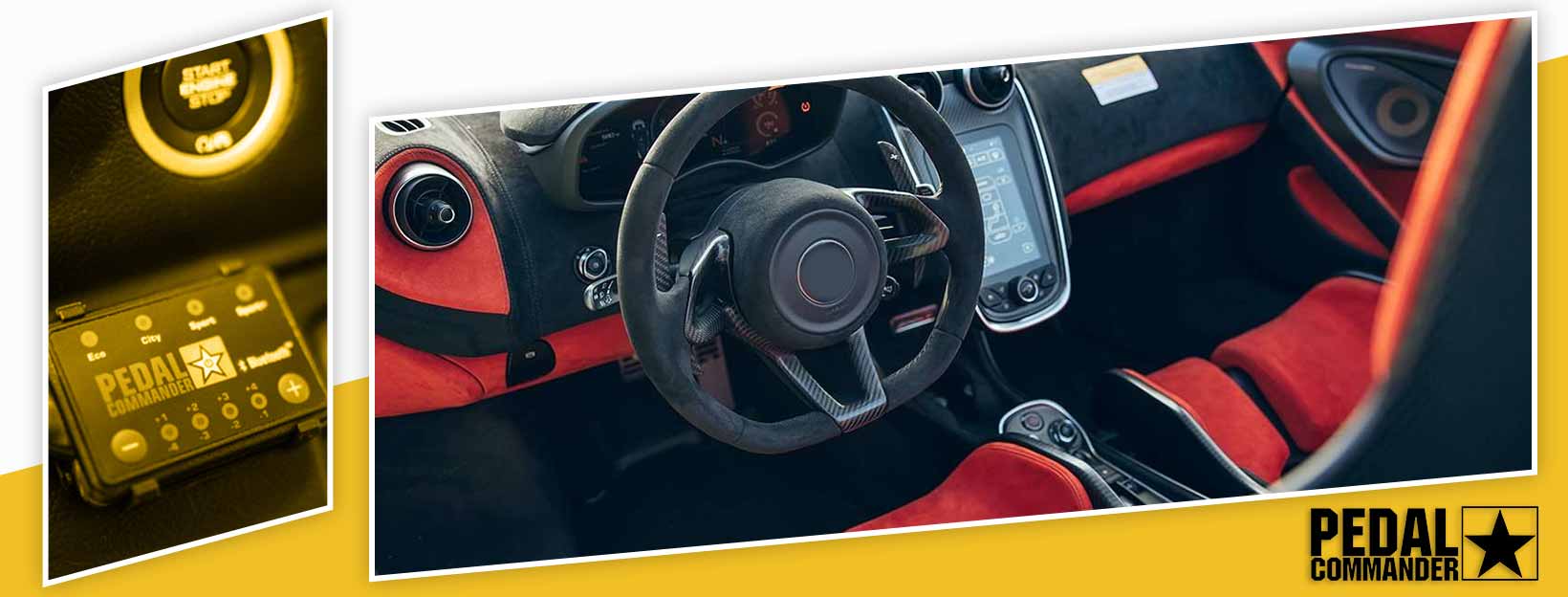 Pedal Commander for McLaren 600LT - interior