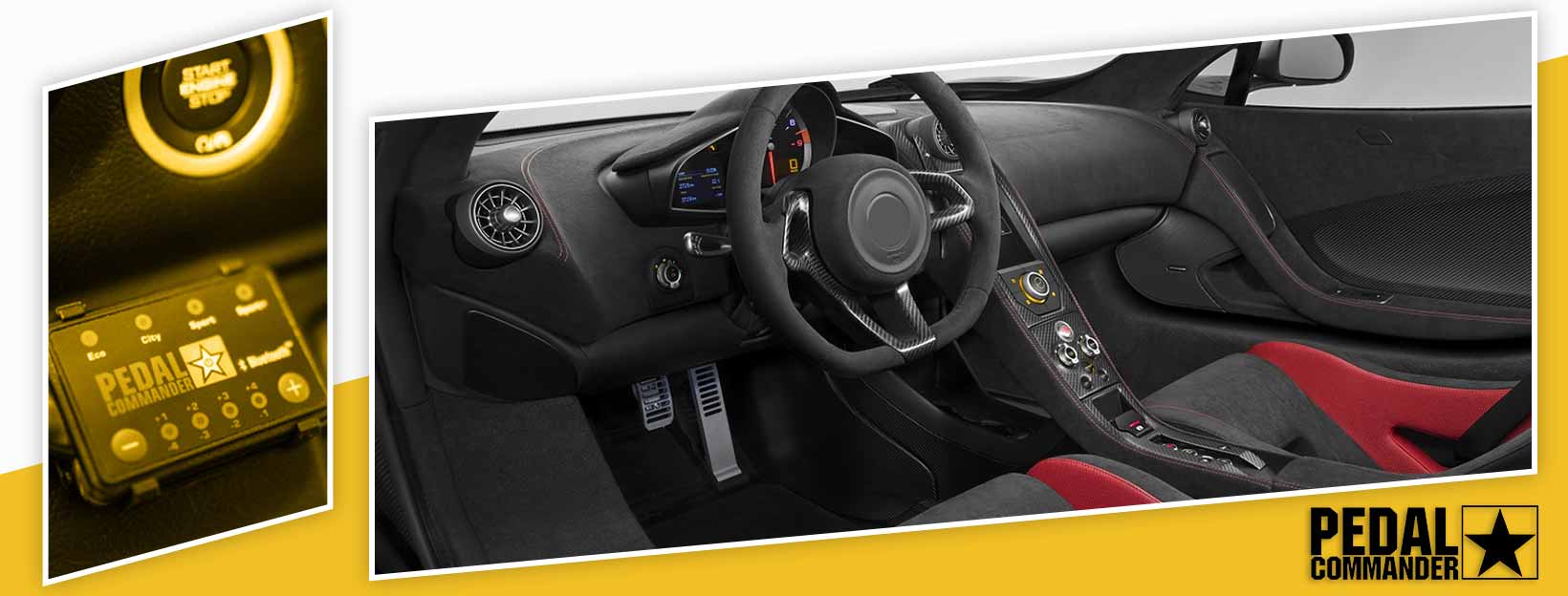Pedal Commander for McLaren 675LT - interior