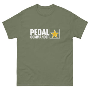 Pedal Commander military-green t-shirt front