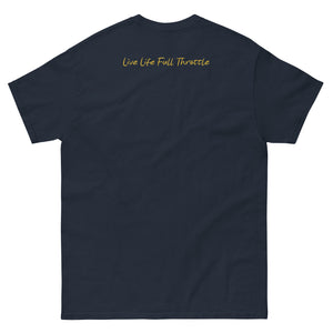 Back of Pedal Commander t-shirt for men