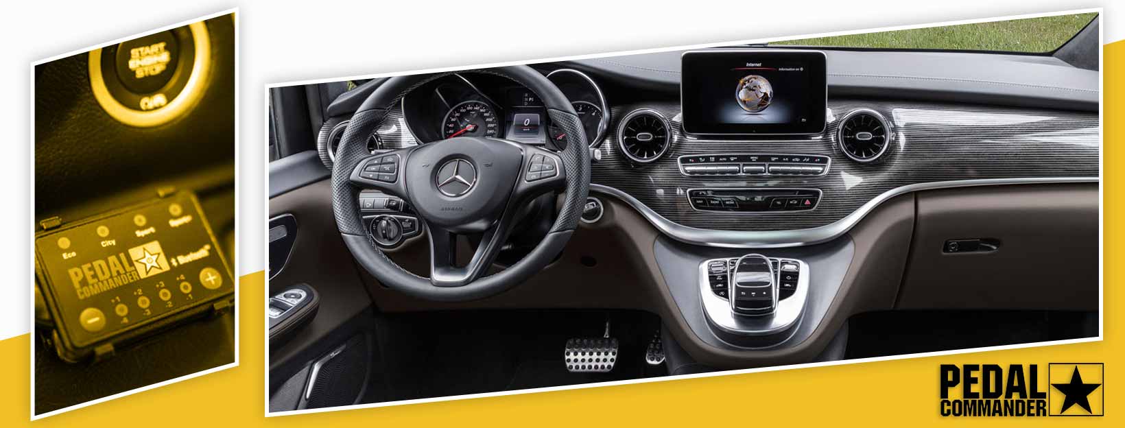 Pedal Commander for Mercedes Metris - interior