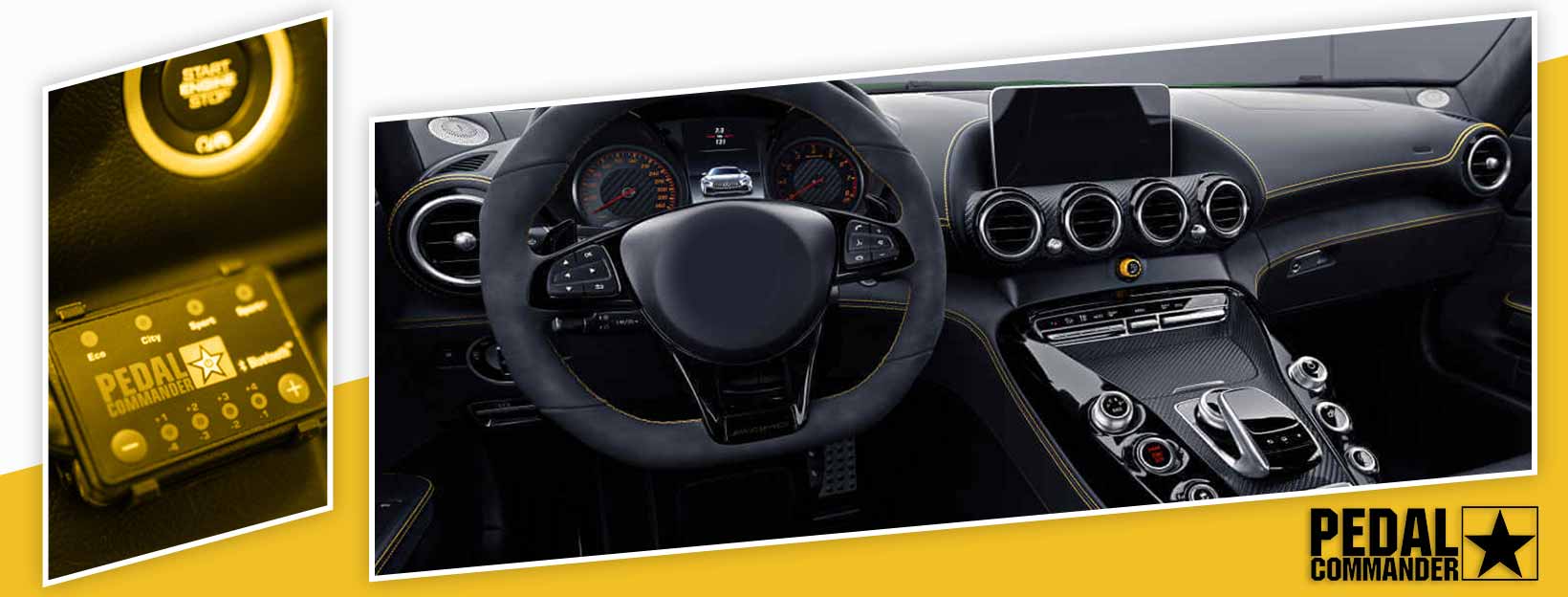 Pedal Commander for Mercedes SLC Class - interior