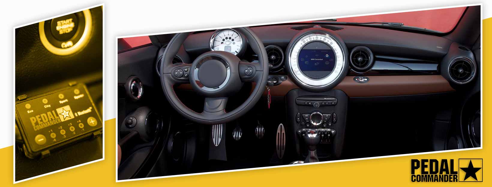 Pedal Commander for Mini Roadster - interior