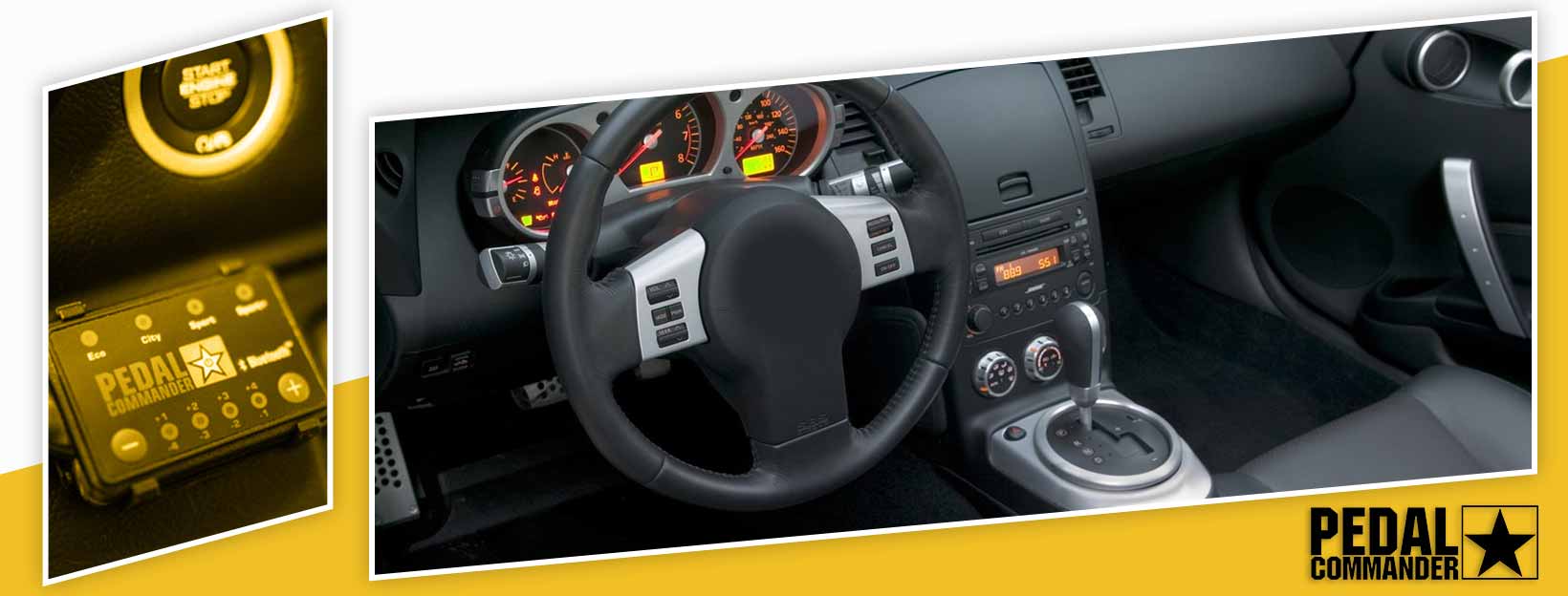 Pedal Commander for Nissan 350Z - interior