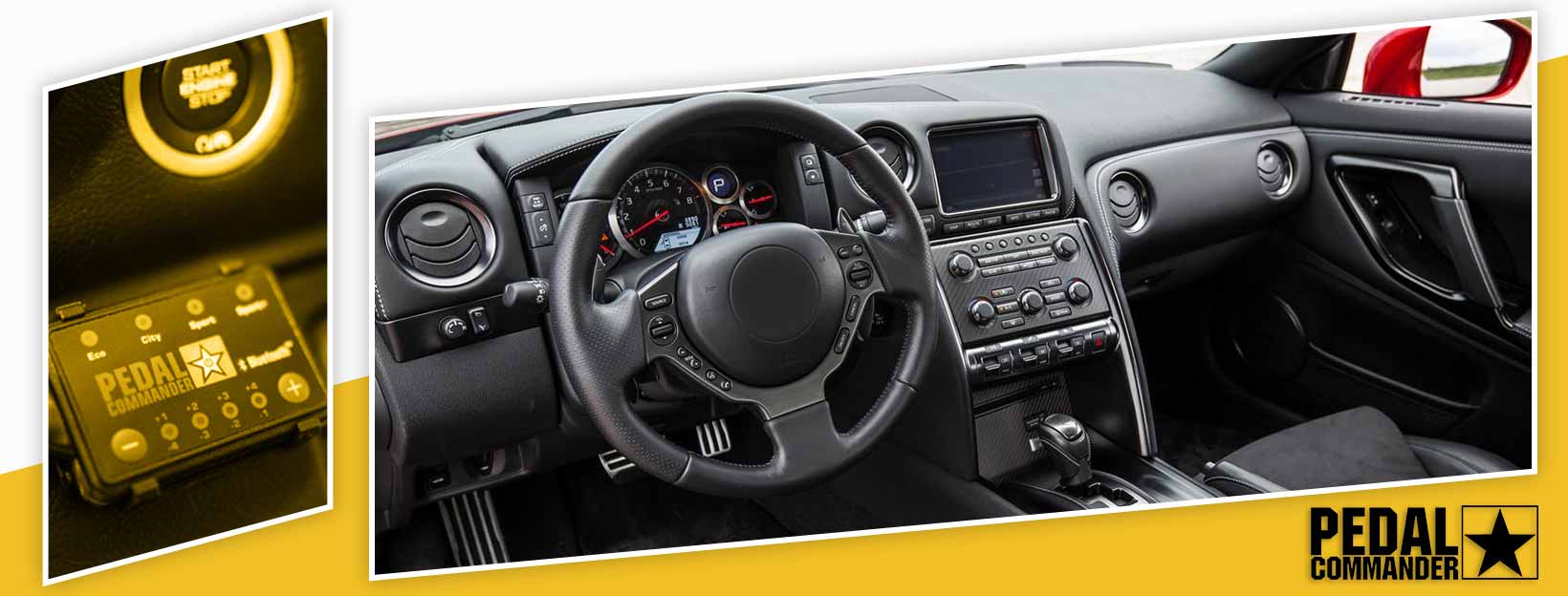 Pedal Commander for Nissan GTR - interior