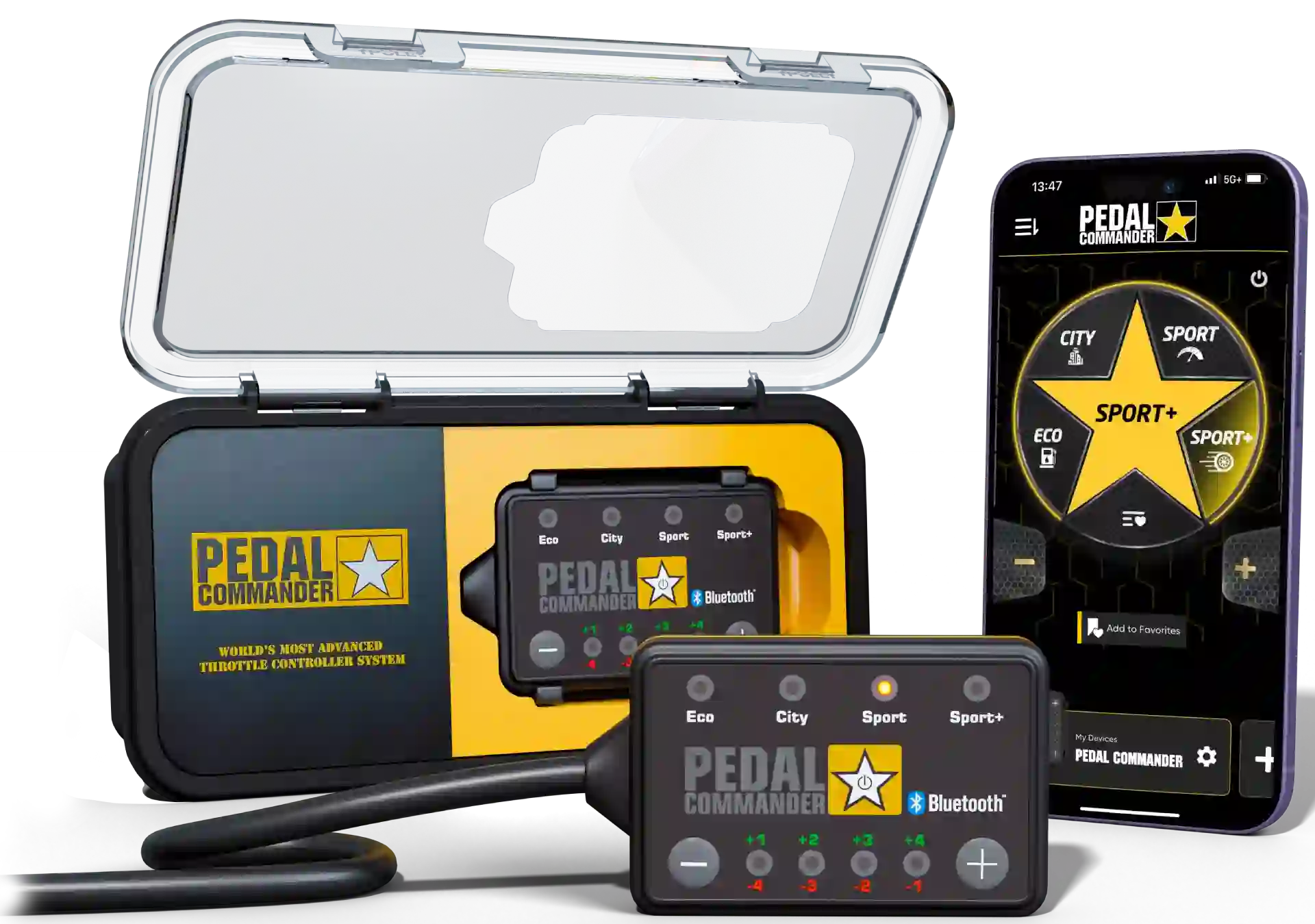 Aplicativo Pedal Commander® para IOS e Android