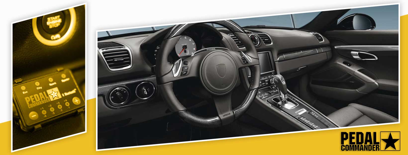 Pedal Commander for Porsche Boxster - interior