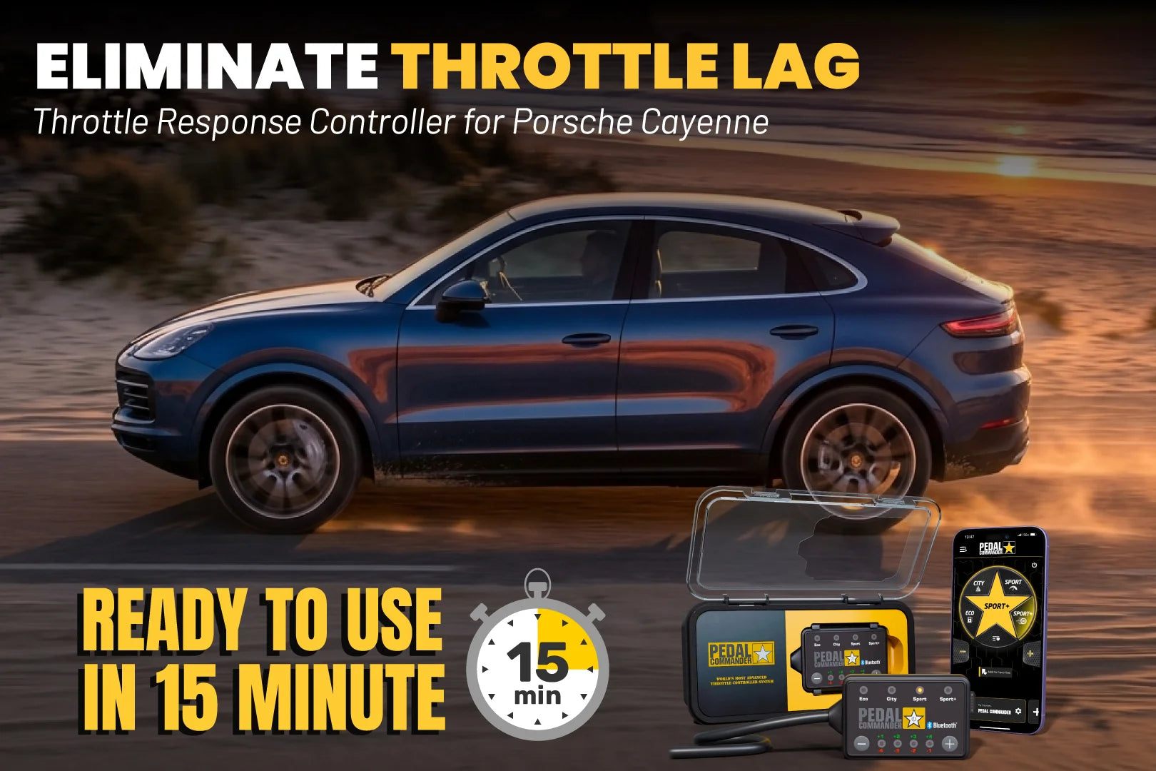Pedal Commander for Porsche Cayenne