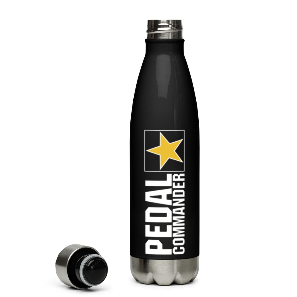 water pedal Pedal Commander® Stainless Steel Water Bottle Black