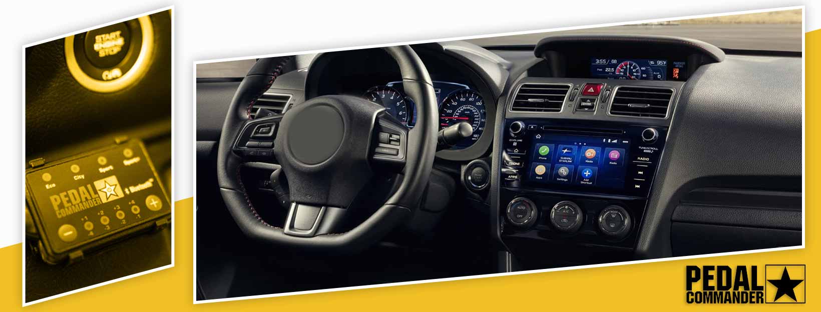 Pedal Commander for Subaru WRX - interior