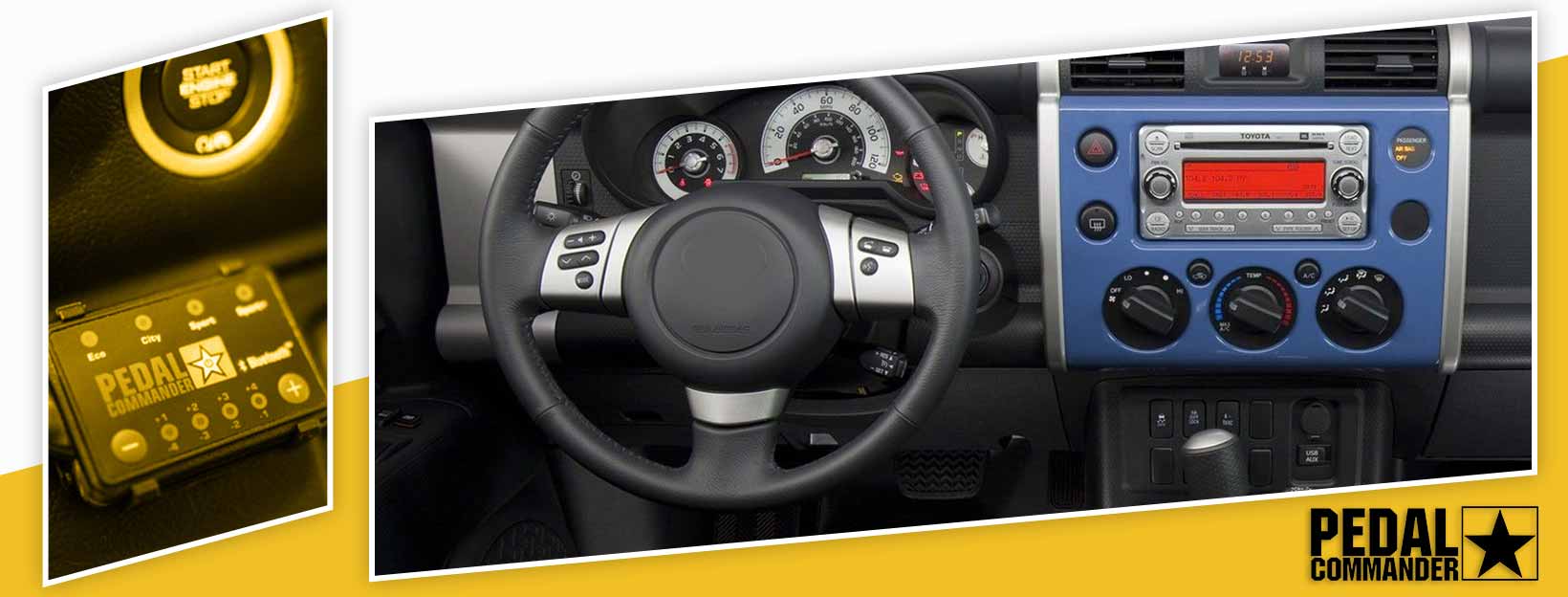 Pedal Commander for Toyota FJ Cruiser - interior